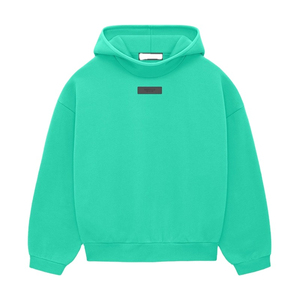 Custom Made Men's Oversized Hooded Sweatshirt Solid Color Cotton French Terry Casual Pullover Front Logo Autumn Wear - Product Image 4