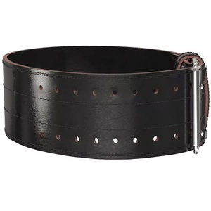 Cinturón de Levantamiento de Pesas de Cuero de Gamuza Personalizado en el Mejor Color con Hebilla Negra, Cinturón de Powerlifting de Cuero de 6mm para Gimnasio - Product Image 5