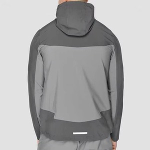 Men Custom Windbreaker Running Suit Waterproof Athletic Tracksuit OEM Wholesale Supplier Men <b>Soft</b> <b>Shell</b> <b>Hooded</b> <b>Jacket</b> Set Color - Product Image 3