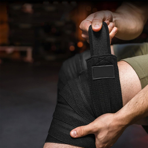 Bandes de genou en néoprène respirantes pour la musculation et le powerlifting avec protection professionnelle, bandes de genou personnalisées - Product Image 4