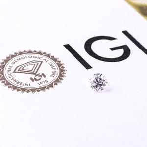 Diamant rond cultivé en laboratoire, couleur D, clarté VVS2, certifié IGI, diamant non monté pour la fabrication de bijoux, prix de gros optimal. - Product Image 2