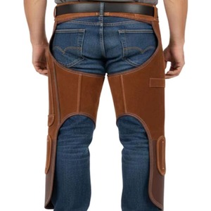 Unisex Suede Leather Farrier Chaps Heavy Duty Horseshoeing Leg Guard Adjustable Blacksmith Hoof Trimming Protection Apron - Product Image 5