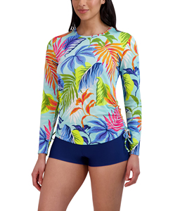 Sublimation Long Sleeve <b>Compression</b> <b>Shirt</b> <b>for</b> <b>Men</b> and Women Custom Sublimated Print Breathable Rash Guard - Product Image 4