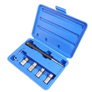 Juego de 5 Herramientas para Limpiar y Reparar Asientos de Inyectores Diésel, Escariador Plano para BMW, <span class=keywords><strong>Mercedes</strong></span>-Benz, Renault, Ford - Product Image 2
