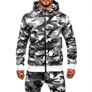 Men hoodie Wholesale Men Winter Hooded Breathable Tracksuit Set Tech Fleece Solid Casual <b>Lightweight</b> Custom Fishing <b>Jackets</b> - Product Image 2