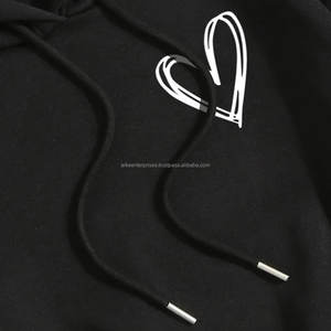 Sudaderas con Capucha para Mujer ARKE ENTERPRISES, Negras, 100% Algodón, Secado Rápido, Transpirables, Diseño Personalizado, Servicio OEM - Product Image 5