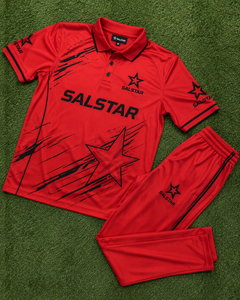 Uniforme de Cricket Rojo, Elegante y Transpirable, para Mayor Comodidad, Uniforme de Cricket Personalizado al por Mayor, Logotipos de Patrocinadores del Equipo, Club - Product Image 6