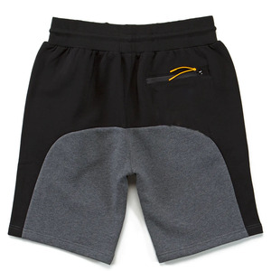 <b>Men</b> Color Blocked Cotton <b>Bermuda</b> <b>Shorts</b> Drawstring Closure Zipper Pockets Casual Mid Waist Patchwork Design - Product Image 4
