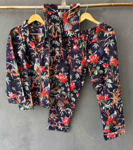 ชุดนอนแฟชั่นพิมพ์ลาย ผ้าฝ้ายนุ่มสบาย ชุดนอนสองชิ้น ชุดลำลอง - Product Image 1