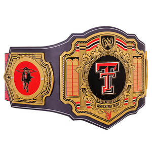 Cinturón de Campeonato Texas Tech Red Raiders para el Legacy Championship - Coleccionable Premium de Boxeo y Lucha Libre con Logotipo Personalizable en Color FITLER SPORTS - Product Image 3