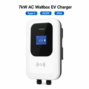 Chargeur <span class=keywords><strong>de</strong></span> véhicule électrique AC multi-standards 7 kW Type 2/Type 1/GB/T 32A Wallbox avec carte RFID <span class=keywords><strong>monophasé</strong></span>, station <span class=keywords><strong>de</strong></span> <span class=keywords><strong>recharge</strong></span> murale OEM - Product Image 1