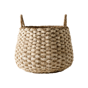 High Quality Bestselling Eco-Friendly Seagrass Handwoven Basket Storage Home Decoration Laundry Basket <b>Hamper</b> Multifunction Made - Product Image 1