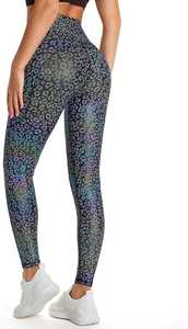 Leggings Deportivos de Cintura Alta para Mujer con Material de Compresión Transpirable para Uso Diario en Fitness y Deportes - Product Image 3
