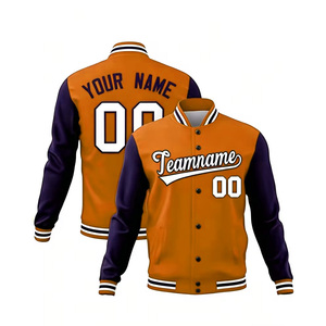 Customized <b>Men</b> <b>Baseball</b> <b>Jacket</b> Personalized with Team Name and Number Americanstyle <b>Baseball</b> <b>Jacket</b> - Product Image 5