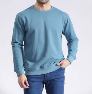 2026 New Style Men's Casual Pullover Sweatshirts 100%Cotton Blended 400 GSM Solid Pattern Lined Design Street Wear Men's <b>Hoodies</b> - Product Image 2