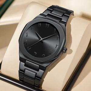 Montre de luxe de haute qualité à étiquette privée, cadran personnalisé avec logo, mouvement Miyota, étanche 5ATM, montre à quartz en acier inoxydable pour hommes - Product Image 4