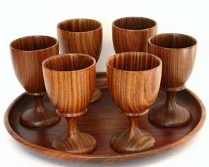 Wooden Mug Handmade Solid Wood Coffee <b>Cup</b> Natural Finish Rustic Design Eco Friendly Drinking Mug for Tea - Product Image 4