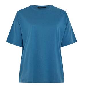 T-shirt oversize pour femme, manches courtes, coupe ample, haut décontracté, grande taille, vêtements de détente, coton doux, été, vente en gros, OEM - Product Image 5