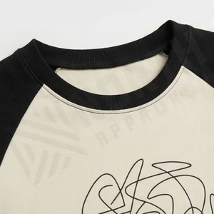 Camisetas Cortas de Verano para Mujer, Personalizadas, de Algodón, Manga Larga Raglán, Ombligo Expuesto, Suaves, Transpirables, Ropa Deportiva, Color Personalizado - Product Image 4