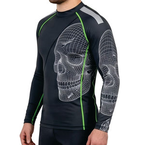 <b>Men</b> <b>Compression</b> <b>Shirt</b> Moisture Wicking Athletic Base Layer For Gym Fitness Running Training Sports Wear - Product Image 4