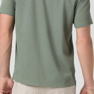 Button Closure For Comfort High Quality Cheap Rate Stylish & Full Sleeves With Everyday Men Denim T Shirt With Turn <b>Down</b> Collar - Product Image 6