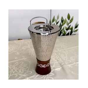 Brûleur à Bakhoor en métal de luxe, brûleur à encens arabe Oud, porte-encens portable, décoration parfumée pour la maison, cadeau pour Ramadan et l'Aïd - Product Image 1