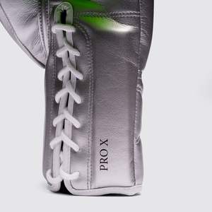 Nuevos Guantes de Boxeo 2026 Plateados y Verde Neón para Sparring y Entrenamiento, Cuero Genuino de Alta Calidad, Logotipo Personalizado - Product Image 5