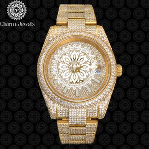 Reloj Charm_Jewells para Mujer, de Acero Inoxidable, con Bisel de Diamantes, Cristal de Zafiro, Luminoso, Analógico, de Lujo y Moda - Product Image 4