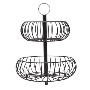 Panier de rangement de comptoir de cuisine en fil de fer, étagère à fruits et légumes à plusieurs niveaux, durable, taille et forme personnalisables, best-seller - Product Image 2