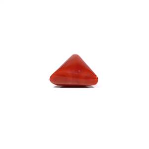 Natural Red Coral Oval Cabochon 10.65 Carat Loose Gemstone for Fine Jewelry - Product Image 3