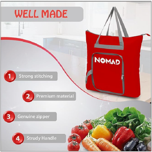 Folding Grocery Tote <b>Bag</b> Lightweight Travel Carry <b>Bag</b> 20L <b>30L</b> Reusable Market Shopping <b>Bag</b> with Pocket Design - Product Image 6
