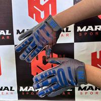 Guantes de Fútbol Americano de Diseño Personalizado con Palma Ultra Adhesiva, Agarre Duradero y Transpirable para Hombre