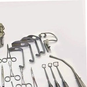 Kit d'instruments d'adénoïdectomie et de tonsillectomie Azicon de 25 pièces, avec écarteur buccal, tube d'aspiration, forceps et étui de stérilisation - Product Image 2