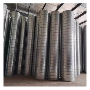 Thép mạ kẽm xoắn ốc ống dẫn khí thép không gỉ xoắn ốc ống kim loại thông gió Kích thước ống có thể được tùy chỉnh - Product Image 5