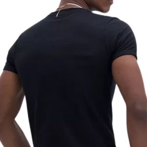T-shirt ajusté pour homme, coupe athlétique, manches courtes, extensible, confortable, idéal pour la gym, l'entraînement et le sport. - Product Image 4