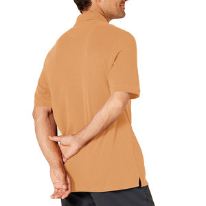 Polo homme personnalisé avec logo, col contrastant, anti-plis, manches courtes, coupe ajustée, style décontracté, tissu de haute qualité - Product Image 1