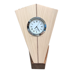 Horloge de bureau miniature créative en bois, horloge décorative de table, accessoires de décoration pour la maison, article cadeau en bois, directement de l'usine - Product Image 4