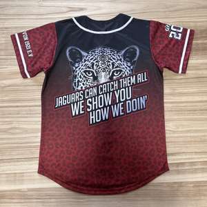 Camiseta de Béisbol Sublimada Personalizada, Bordado Personalizado, Diseño Totalmente Personalizado, Transpirable, Talla Grande, Ropa Deportiva Unisex para Equipos - Product Image 2