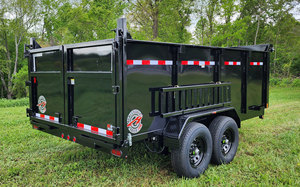 Remolque Volquete de Servicio Pesado Directo de Fábrica, Remolque Utilitario Hidráulico con Doble Eje para Construcción Agrícola y Transporte de Carga - Product Image 3