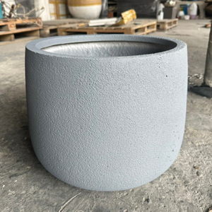 Macetas de Fibra de Vidrio Resistentes a la Intemperie, Estilo Cemento, Ecológicas, Precio de Fábrica, para Decoración de Interiores y Exteriores, Hogar y Jardín - Product Image 4