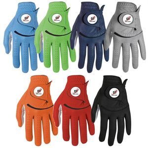 Guantes de Golf de Cuero Genuino Personalizados de Primera Calidad, Cierre de Gancho y Bucle/Hebilla, Antideslizantes, Transpirables, con Impresión en Relieve, para Uso Deportivo Masculino - Product Image 4