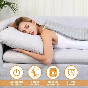 Cuscino Riscaldante Elettrico con Spegnimento Automatico per Schiena, Piedi, Vita e Ginocchia, 30x60cm, Materiale in Argilla - Product Image 3