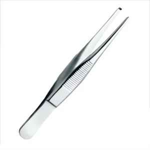 Wholesale Stainless Steel Dental Adson Brown Tweezers Curved Cotton & Dressing Forceps Soft Tissue <b>Pliers</b> - Product Image 3