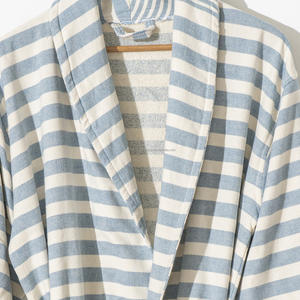 Peignoir 100% coton unisexe avec support en éponge Tissu respirant Léger Séchage rapide Été Toute l'année Vêtements de nuit Lounge Wear - Product Image 2