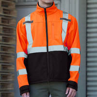 Chaqueta de Seguridad Transpirable de Alta Visibilidad MALUZA INDUSTRIES para Hombre, Paneles en Contraste, Diseño Reflectante, Material de Poliéster
