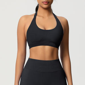 Soutien-gorge de sport personnalisé pour femme, à fort impact, col en U, compression douce, léger, pour yoga et entraînement - Product Image 1