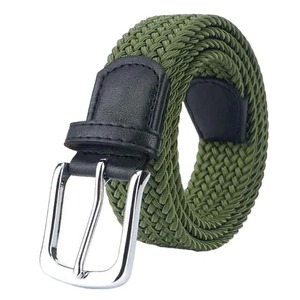 Cinturones de Tela Elástica Tejida de Alta Calidad Personalizados al por Mayor en Múltiples Colores para Montar a Caballo, Unisex - Product Image 5