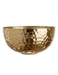 ชามผลไม้อลูมิเนียมสำหรับตกแต่งและรับประทานอาหารเย็นชามตกแต่งทองเหลืองทองแบบกำหนดเองหรูหราบ้านและห้องครัว - Product Image 2