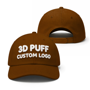 Gorras al por Mayor, Gorras Personalizadas en 3D, Ajustables, Tejido Transpirable de Secado Rápido, Gorras de Béisbol Casuales con Estampado Puff - Product Image 1