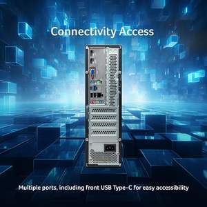 Station de travail XC-1760 Processeur Core I5 12400 (Windows 11 Home/ 8 Go/ 512 Go SSD/Intel UHD Graphics) Noir En stock - Product Image 3